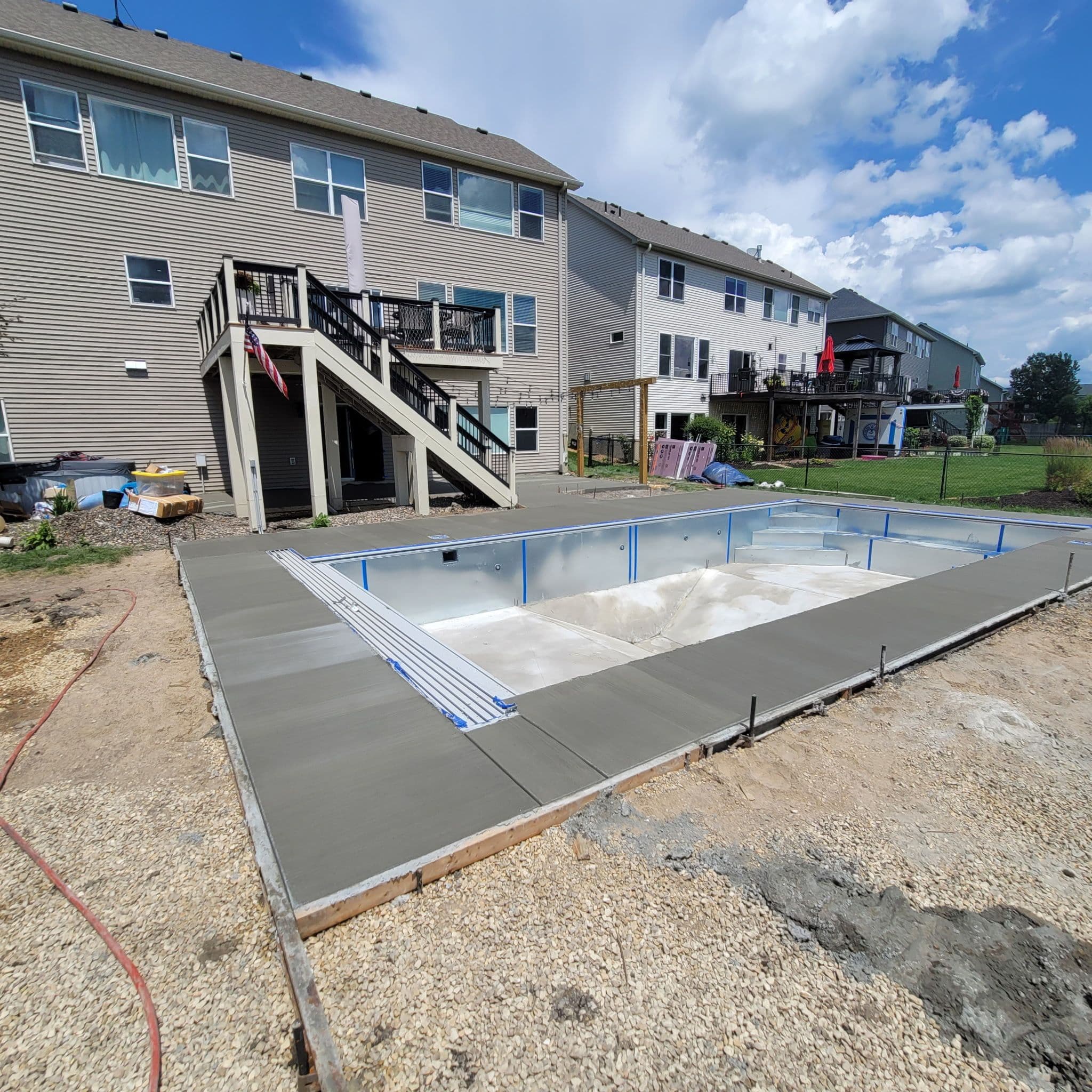 Project Poolside Patio and Deck Installation in Farmington image