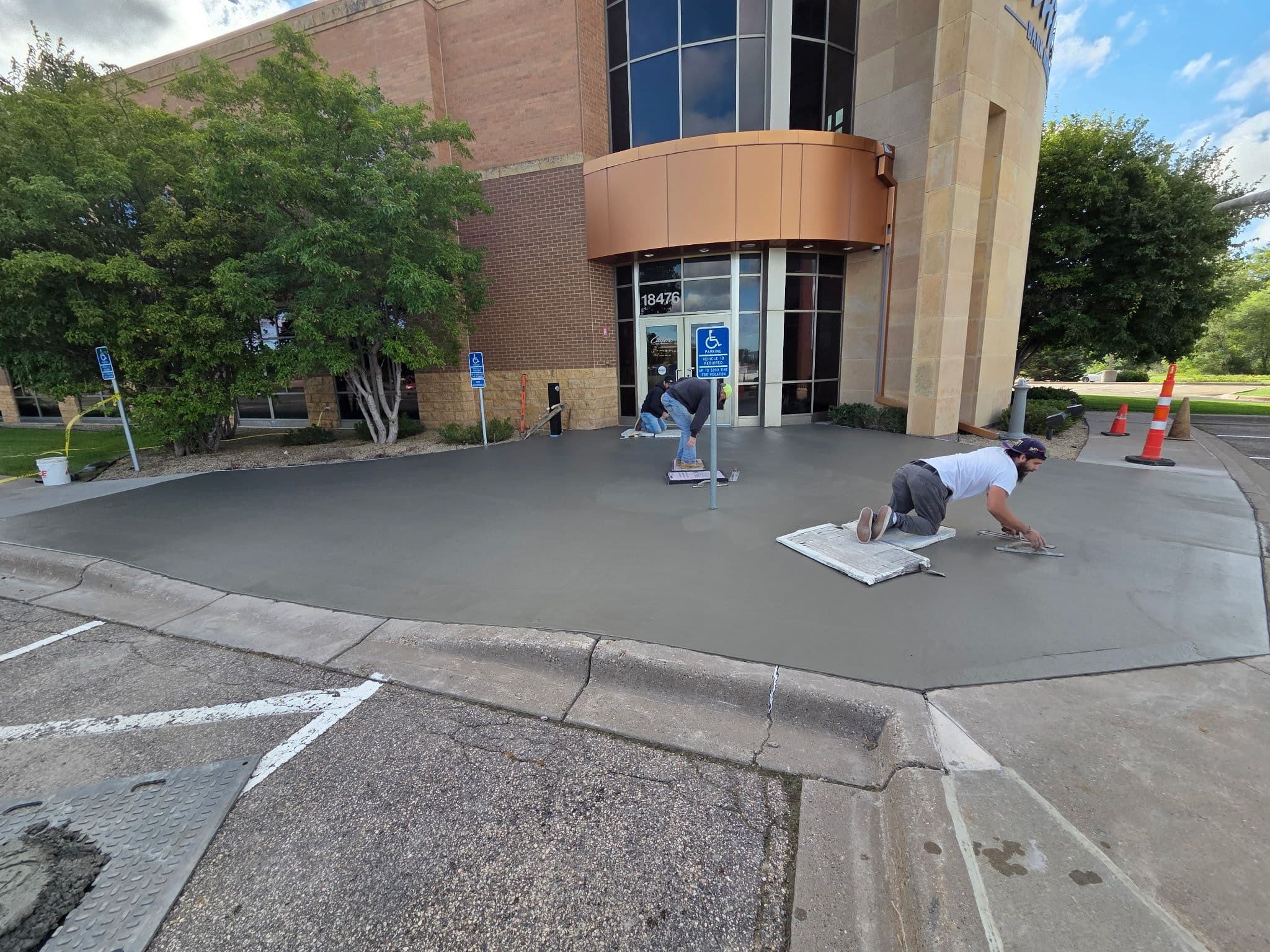 Project Bank Entrance Concrete Makeover in Lakeville image