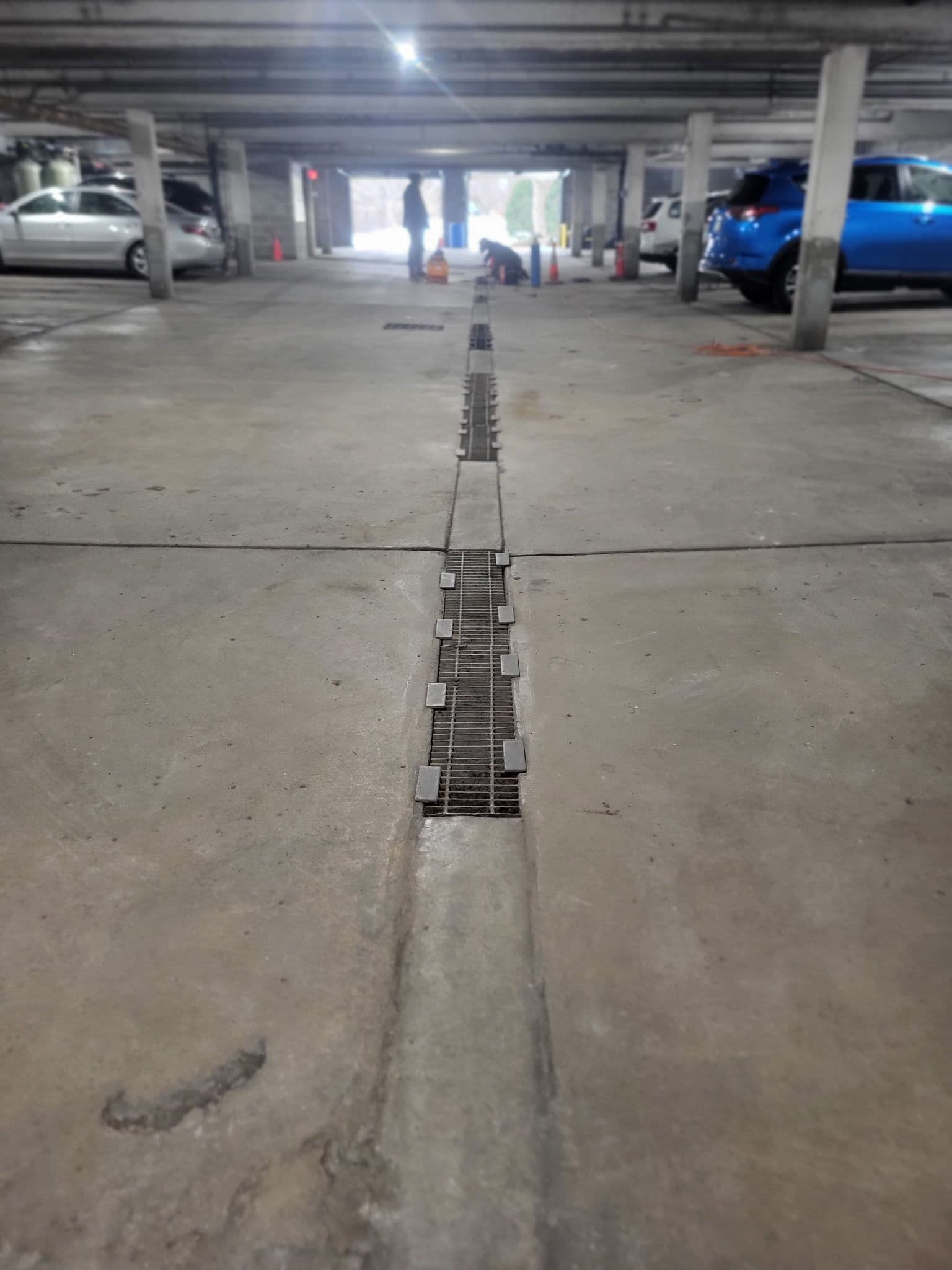 Project Concrete Drainage Repair at Edina Apartment Complex Garage image