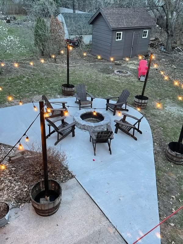 Gallery photos for Transformed Concrete Patio Perfect for Gatherings: Image #1