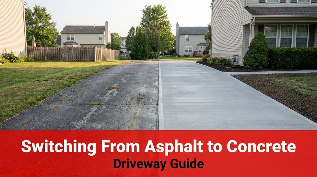 Switching From Asphalt to Concrete: Driveway Guide image